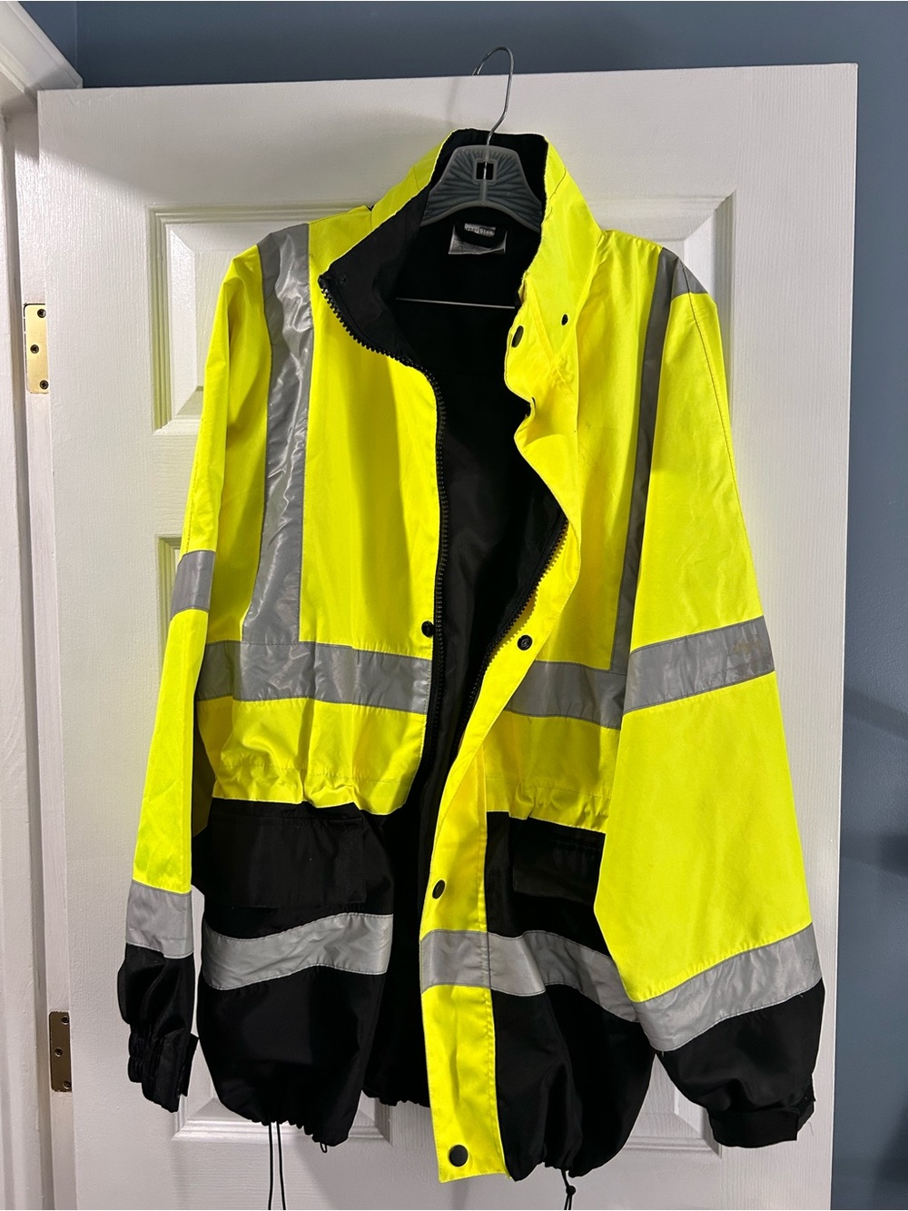 High-Visibility Safety Jacket - CornerStone CSJ24 ANSI Class 3 Waterproof Parka